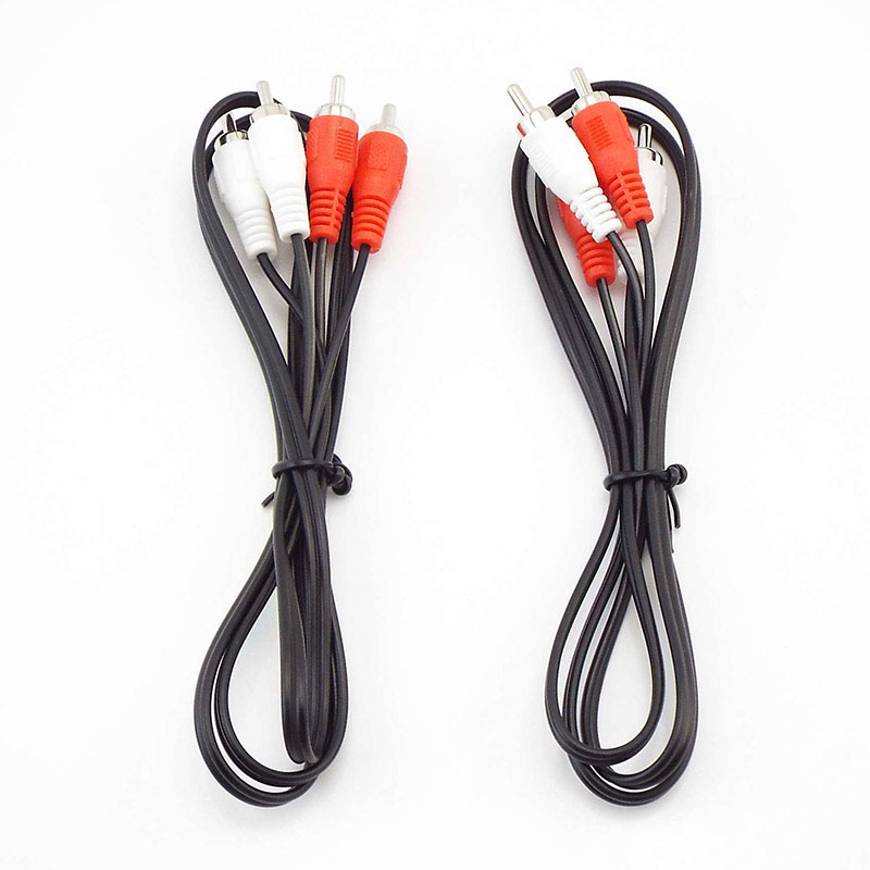 Audio Splitter Y - 1m-5m Dual 2RCA 2 RCA Male