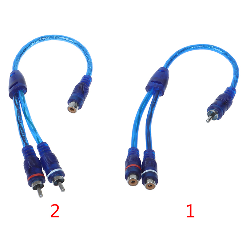 1pcs High Quality Car MP3 Audi - Audio Splitter Y ulasan dan harga