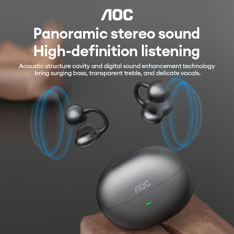 AOC ACD2544 Wireless Bluetooth - Wired Earphone Mic ulasan dan harga