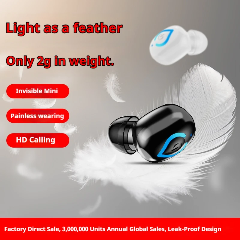 Mini Wireless Bluetooth Headph - Bluetooth Headset On Ear ulasan dan harga