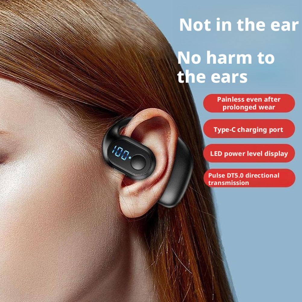 LED Display Wireless Bluetooth - Sports Earphone Hook ulasan dan harga