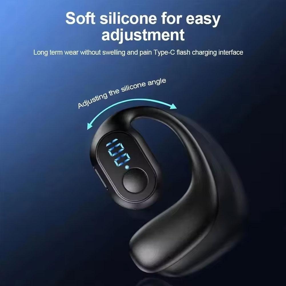 LED Display Wireless Bluetooth - Sports Earphone Hook ulasan dan harga