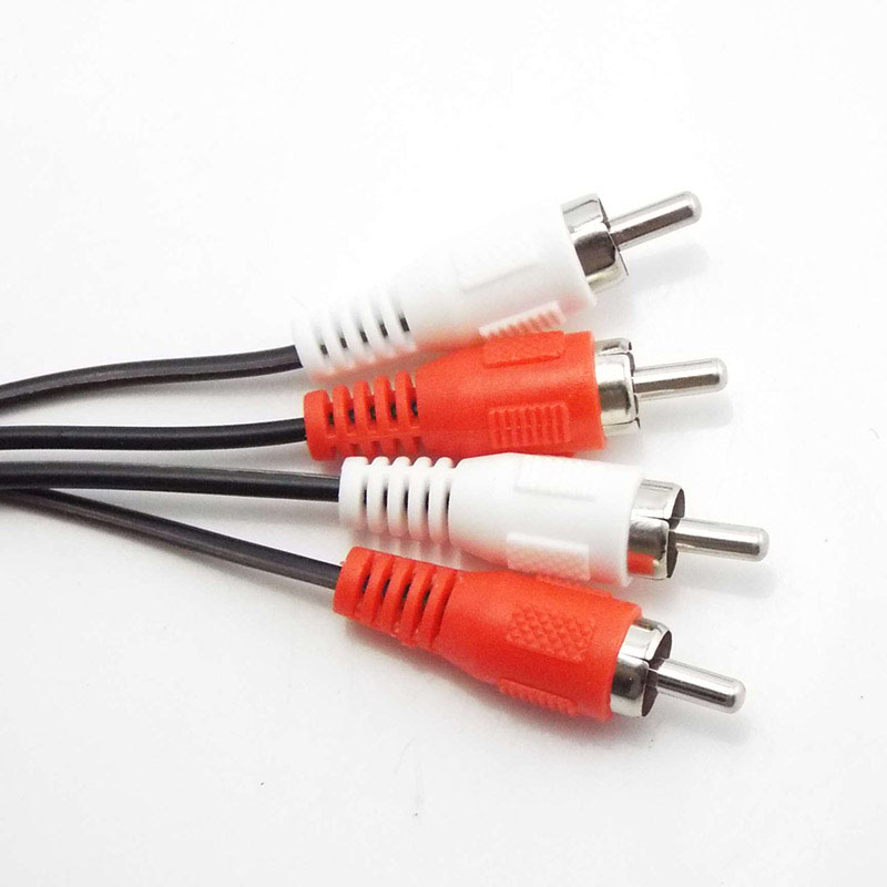 1m-5m Dual 2RCA 2 RCA Male to  - Audio Splitter Y ulasan dan harga
