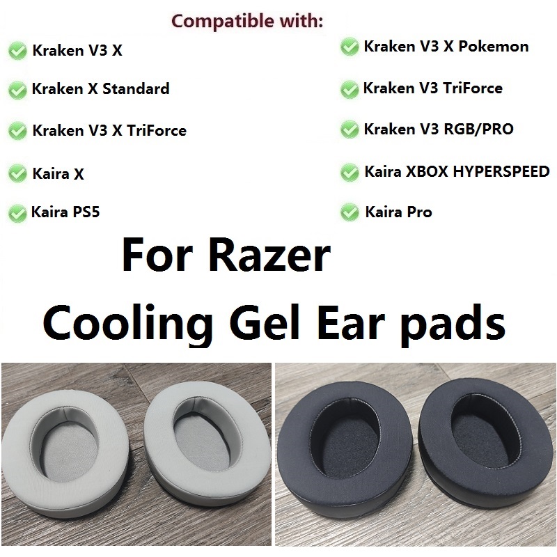 Cooling Gel ear pads For Razer - Gaming Headset Rgb ulasan dan harga