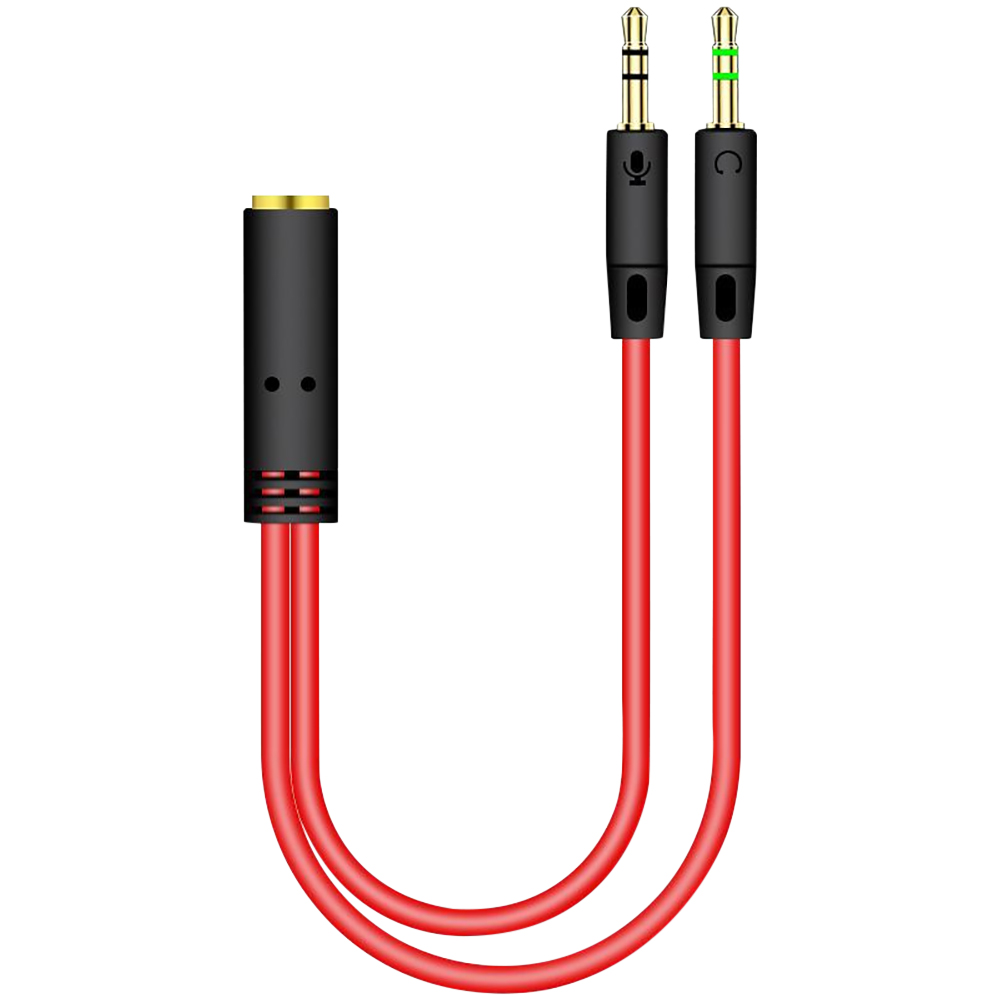 3.5mm Jack 2 Male To 1 Female  - Audio Splitter Y ulasan dan harga
