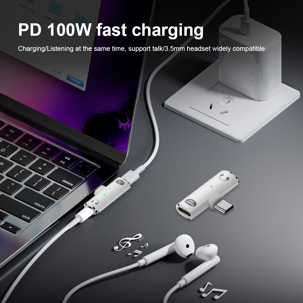 2 in 1 Audio Aux Adapter PD 10 - Earphone Splitter Jack ulasan dan harga